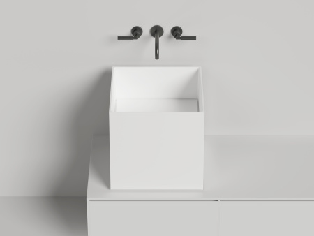 Раковина из искусственного камня S-Sense Salini ARMONIA 130513GF 50х50 накладная цвет мультиколор